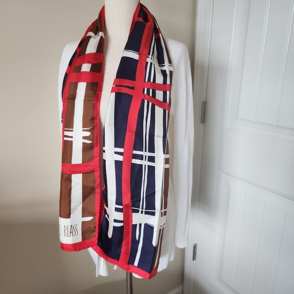 Vintage Bill Blass Silk Scarf - Picture 7 of 8